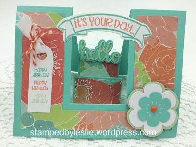 It's Your Day
Friends Forever Step-Up Card Set
hello die
chalksayings2stamp
Sizzix Flower Dies
Sizzix Tags & Words
Thanks for looking!
