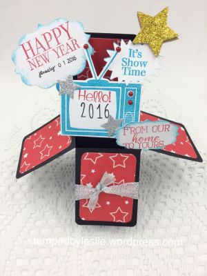 Hello 2016
Box Card Dies
Sizzix Window Stamps
tv2stamp
stockings4Christmas
Sizzix Label Dies
Sizzix Star Dies
TSOL Happy Collection Patterned Paper
Thanks for looking:)
