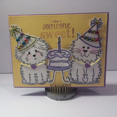 For Someone Sweet!
Also used birthday4cookie and chalksayings2stamp
