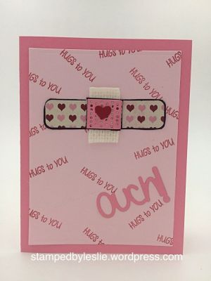 Ouch!
Large Rectangle Dies 
Hugs to You: Free gift to Club Members from Stephanie:)
Thanks for looking!
