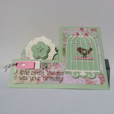 Heard it from a Birdie...
Basic step- up card
Thanks for looking:)
