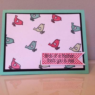 Birds of a Feather
Also used Sizzix banners
