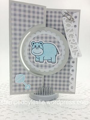 Congrats Baby Boy
Large Circle #4 Flip-Its Card Set
Sizzix Circle Die
Sizzix Border Die
onsie4baby-rattle stamp/die
Congrats-Drop-Ins Die
Thanks for looking!
