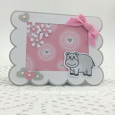 Baby Girl Card
Scalloped Edge Drop-Ins Card Set
TSOL Patterned paper 
heart dies
Thanks for looking!
