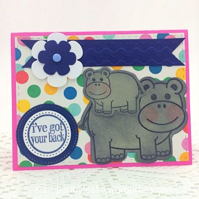 I've got your Back
Stitched Rectangle Dies 
Sizzix Flower Dies
words4circle stamps
Sizzix #2 Flip-It's Card Set-circle dies
Banner made with paper cutter
Thanks for looking!
