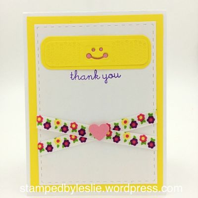 CAS Thankyou Card
Stitched Rectangle Dies
