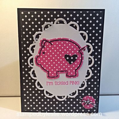 Tickled Pink
Inside card: Congrats!
Tickled Pink sentiment from crayons2stamp
Sizzix button dies
Thanks for looking:)
