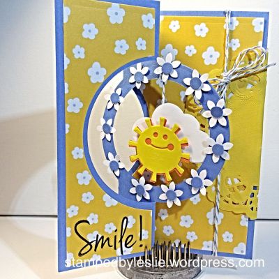 A Floating Smile
I used the TRIPLIT set for the sun
Sentiment from faces4stamps
Stephanie's Happy Collection of designer paper
Thanks for looking:)
Keywords: TriplitHelloSunshine