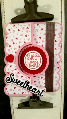 "Sweetheart" 
Inside "I've got BiG love for you"
