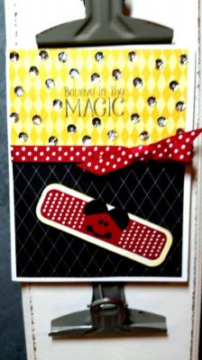 Believe in the magic (inside: Here's to better days ahead)
This card is for our Disney cruise fish extender along with other magical goodies for 2 yo fighting cancer.
