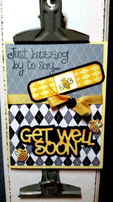 Just buzzing by to say...Get well soon 
