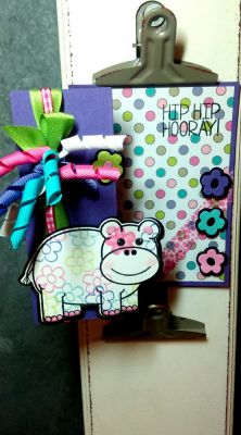 Hip Hip Hooray! 
My attempt at a "Z" fold card 
