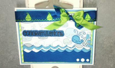 Congratulations 
For a nautical themed Boy baby shower 
