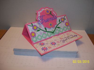 friendship
I used the Regal stand up card
