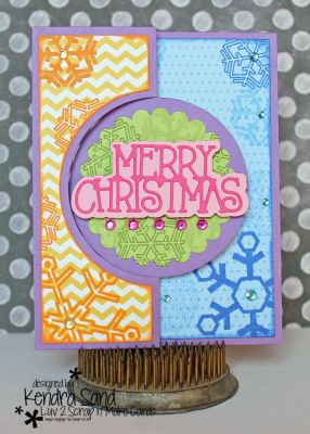 Colorful Christmas
Keywords: WordDies snowflakes2stamp Flip-its sizzix