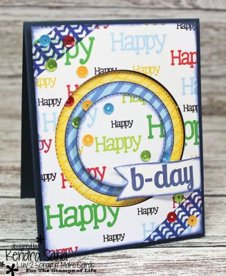 Happy Happy Happy Birthday
Keywords: Sizzix StitchedCircleDies Birthday Circles