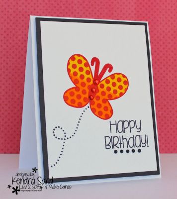 Bright Butterfly
Keywords: butterfly2build candles4birthday sizzix butterfly