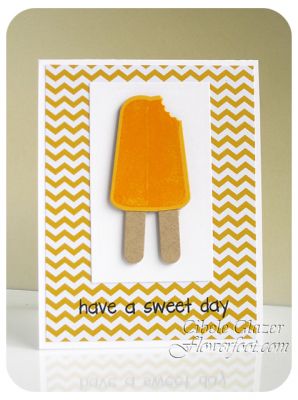 Sweet Day Orange Creamsicle
I used the scalloped circle from the Scalloped Circle Flip-it dies to make it look like a bite was taken out of the popsicle.
Keywords: summer popsicle friendship