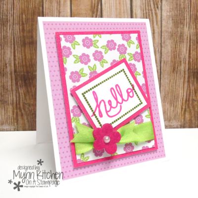 Framed Hello Card
