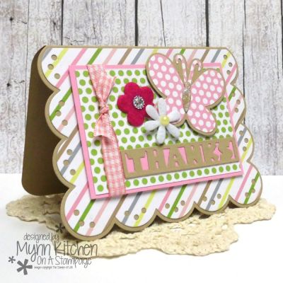 Butterfly Thanks Card
Keywords: Sizzix