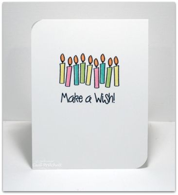 Candles4birthday CAS card
