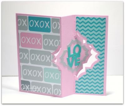 Love 
I used the Charming flip it die and the Love Story paper pack
