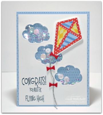 Congrats Shaker
Shaker using the negative space from the cloud dies 
Keywords: kites2fly kite dies 