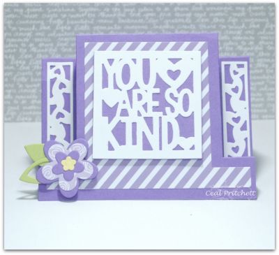 You are so kind
Keywords: sizzix kind sentiment step-up