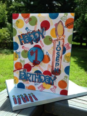 Happy Birthday Shaker card. 
happy birthday shaker card 
Keywords: Happy birthday die, spinner2stamp, award2stamp, candles4birthdays