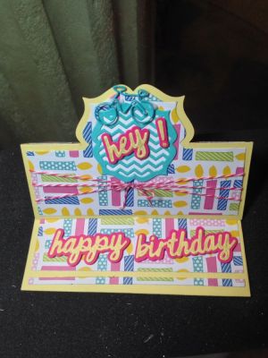 Hey Happy Birthday!
Birthday card
Keywords: Birthday Stand-up