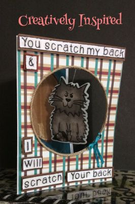 Cat2stamp. 
New to card making and made this a spinner card SO MUCH FUN❤️
