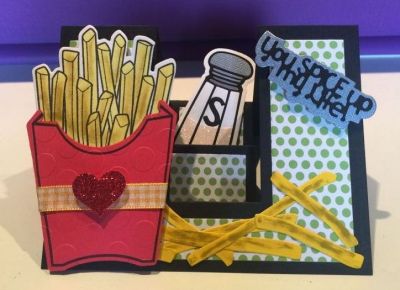 Frenchfries2stamp and salt shaker dies! 
How can you not have fun with French fries !!! 
Keywords: Frenchfries saltshaker