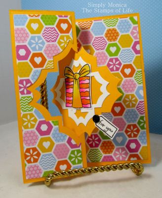for you....
Charming Flip-Its card using Wishes Collection and birthday4cookie stamps
