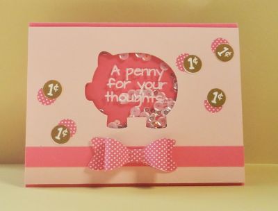 A Penny For Your Thoughts Shaker Card
Keywords: piggybank2stamp