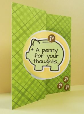 A Penny for Your Thoughts Flip Card
Created with the Piggybank2stamp stamp set and club die set along with Large Circle Flip-its card die.
Keywords: piggybank2stamp, Flip-its
