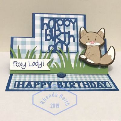 Foxes2Stamp and Happy Birthday Standup
