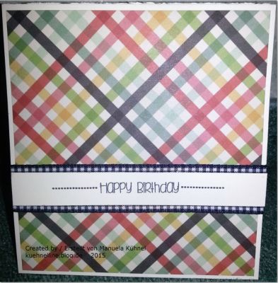simple male birthday card
