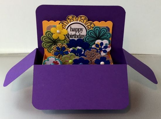 Comparing 5x7 with original rectangle box card die (3/3)
