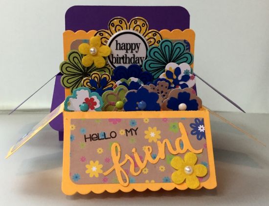 Comparing 5x7 with original rectangle box card die (2/3)
