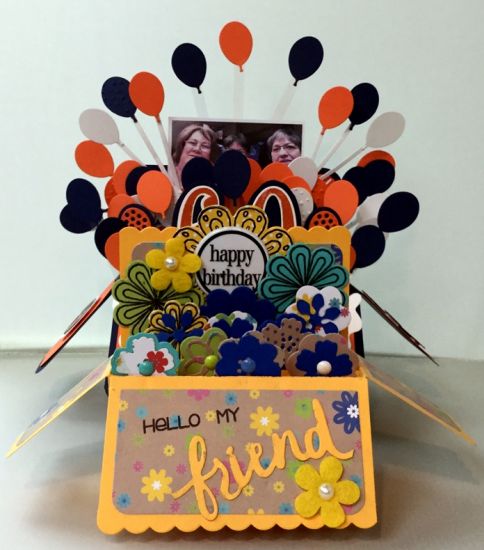 Comparing 5x7 with original rectangle box card die (1/3)
