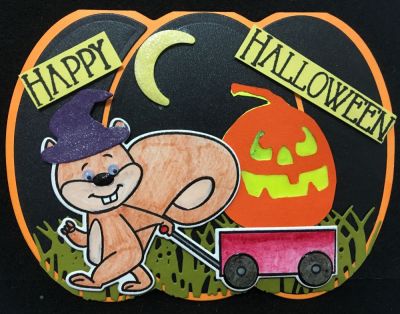 Squirrel and Pumpkin
Keywords: Squirrel Pumpkin halloween