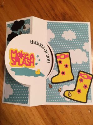 Rain, rain...inside of card
