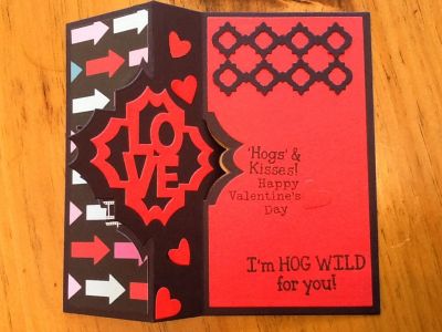 hog wild Valentine inside
