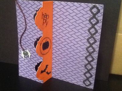 spooky spider
inside of card
