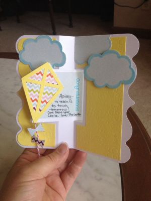 Inside of graduation card
Inside of the flip. 
Keywords: Kites2fly Flip-it cards