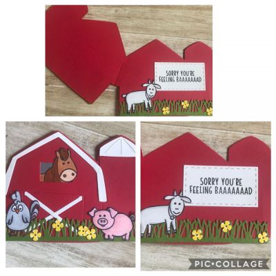 Get well from the gang
Keywords: Fold-its barnyard get well animals pig horse goat chicken