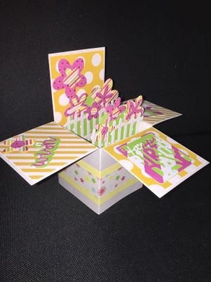 Pop up box with flowers and fences
Pop up box with flowers and fences In bright colors
Keywords: Pop up box,  flowers, fences,