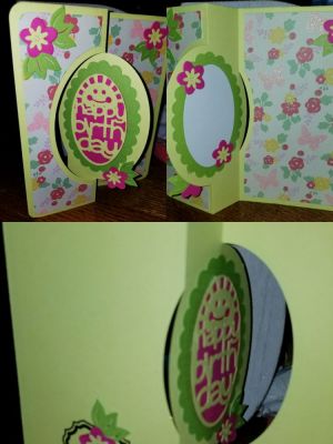 Happy Birthday card
The Happy Birthday card I made for my six-year-old granddaughter with my two-year-old granddaughter helping
Keywords: Scallop, oval, flip it, flowers