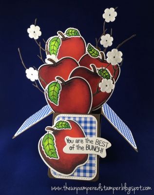 Box of Apples
Apple2stamp, Apple Dies, Box Card Die Set, Sizzix Alphabet Stamps & Banner Dies, Mini Flower Dies
