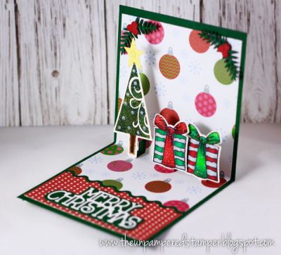 Santa "Pop-Up" Card (Inside)
Trees4Christmas, Tree Dies, Birthday4Cookie, Merry Christmas Dies, Wavy Dies Set
